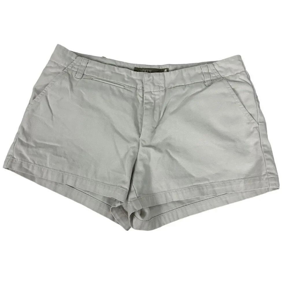 J. Crew Twill Chino Shorts size 4